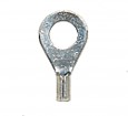 HIGH TEMP Non-Insulated Closed Ring Terminal, 22-18 AWG, Bolt 1/4"