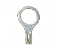 HIGH TEMP Non-Insulated Closed Ring Terminal, 16-14 AWG, Bolt 3/8"