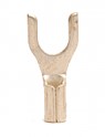 HIGH TEMP Non-Insulated Fork/Spade Terminal, 16-14 AWG, Bolt #10