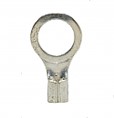 HIGH TEMP Non-Insulated Closed Ring Terminal, 12-10 AWG, Bolt 3/8"