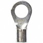 Non-Insulated Closed Ring Terminal, 6 AWG, Bolt 3/8"