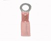 Heat Shrink Insulated, Closed Ring Terminal, 22-18 AWG, Bolt #10