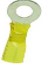 Heat Shrink Insulated, Closed Ring Terminal, 12-10 AWG, Bolt #8