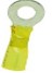 Heat Shrink Insulated, Closed Ring Terminal, 12-10 AWG, Bolt 5/16"