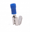 Vinyl Insulated Piggyback Crimp Disconnect, 16-14 AWG Blue