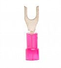 Nylon Insulated Fork/Spade Terminal, 22-18 AWG, Bolt #6
