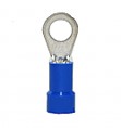 Vinyl Insulated Closed Ring Terminal, 16-14 AWG, Bolt #10