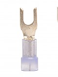 Nylon Insulated Fork/Spade Terminal, 16-14 AWG, Bolt #6