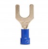 Vinyl Insulated Fork/Spade Terminal, 18-14 AWG, Bolt 1/4"