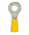 Vinyl Insulated Closed Ring Terminal, 12-10 AWG, Bolt 1/4"